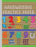 Handwriting practice paper: Practice writing letters for kids. B084DG281B Book Cover