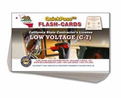 C-7 Low Voltage Contractor Exam QuickPass Flash Cards 1622703790 Book Cover