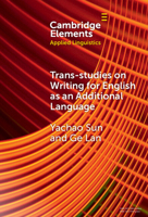 Trans-Studies on Writing for English as an Additional Language 1009532855 Book Cover