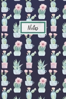 Cactus Flowers Notebook: Pretty Watercolor Cacti - Blank Lined Journal (Lined) 1692656139 Book Cover