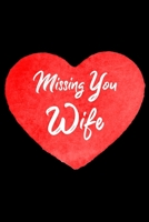 Missing You Wife: Widower Guided Grief Prompts Journal Memory Book For Grieving And Processing The Death Of A Wife Workbook Red Heart Design Soft Cover 1086391578 Book Cover