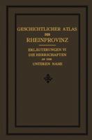 Die Herrschaften Des Unteren Nahegebietes 3662240971 Book Cover