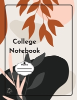 College Notebook: Student workbook - Journal - Diary - Leaves cover notepad by Raz McOvoo 1716114179 Book Cover
