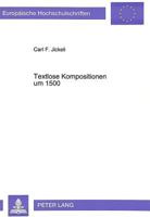 Textlose Kompositionen Um 1500 3631478321 Book Cover