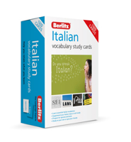 Berlitz Vocabulary Study Cards Italian (Language Flash Cards) 1780045387 Book Cover