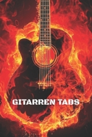 Gitarren Tabs: DinA5 Tabulatur Block für Gitarrenspieler | Für Anfänger und Fortgeschrittene | Notenheft mit 100 Seiten, 5 Tabs und Platz für Akkorde 1695568052 Book Cover