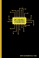 Internet Password Logbook with Alphabetical Tabs: Organizer 312 Spaces (6 X 9) 1656565900 Book Cover