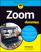 Zoom for Dummies 1119742145 Book Cover