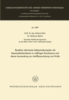 Reaktion aktivierter Sebacinsäureester mit Hexamethylendiamin in wäßrigen Emulsionen und deren Anwendung zur Antifilzausrüstung von Wolle 3663066657 Book Cover