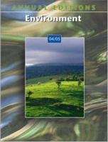 Annual Editions: Environment 05/06 (Annual Editions Environment) 0073528315 Book Cover