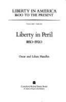 Liberty and Equality 1920-1994 0060171537 Book Cover
