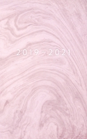 2019 - 2021: Weekly Planner Starting October 2019 - September 2021 | 5 x 8 Dated Agenda | 24 Month Appointment Calendar | Organizer Book | Soft-Cover Marble Pink 1694816761 Book Cover