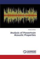 Analysis of Powertrain Acoustic Properties 3659513539 Book Cover