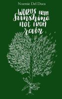 Words from Sunshine, Not from Rain 1729753280 Book Cover