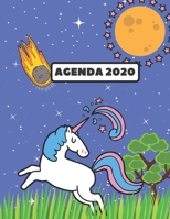2020 Licorne Agenda: Planificateur semainier 2020 Agenda semainier 2020: Du 1er janvier 2020 au 31 d�cembre 2020 Agenda pour Les amoureux de licornes Planificateur de haute performance toute l'ann�e,  1656509490 Book Cover