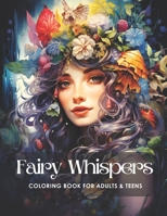 Fairy Whispers - Coloring Book For Adults & Teens B0CCCMWT1V Book Cover