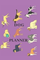 Dog Planner: Animal ,Mammal, Book Gifts For Women Men Kids Teens Girls Boys (110 Pages, Lined , 6 x 9) 1677706945 Book Cover