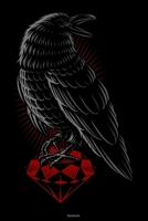 Notebook: Dark Raven Journal Black Crow Bird Composition Book Goth Gift 1700247433 Book Cover