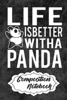 Composition Notebook: 110 Blank Lined Papers - 6x9 Personalized Customized Panda Composition Notebook Journal Gift For Panda Lovers 1676219528 Book Cover
