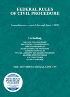 Federal Rules of Civil Procedure, Educational Edition, 2026-2027 (Selected Statutes) B0H4HT68XH Book Cover