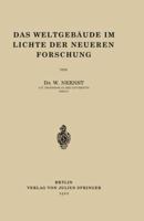 Das Weltgebaude Im Lichte Der Neueren Forschung 3846006416 Book Cover