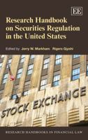 Research Handbook on Securities Regulation in the United States 1782540067 Book Cover