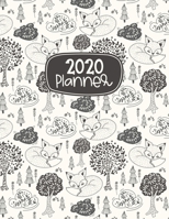 2020 Planner: Woodland Fox Weekly & Monthly 12 Month Calendar Organizer Notebook (January 2020 - December 2020) 170398496X Book Cover
