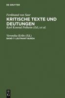 Leutnant Burda 3484107359 Book Cover
