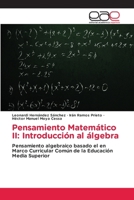 Pensamiento Matemático II: Introducción al álgebra 6209482570 Book Cover