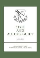 Air University Style and Author Guide 1477540296 Book Cover