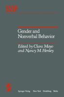 Gender and Nonverbal Behavior 146125955X Book Cover