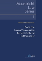 Does the Law of Succession Reflect Cultural Differences? 9462368562 Book Cover