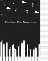 Cahier de Musique: Cahier de partitions - Papier manuscrit - 12 portées par page, 60 pages, 20,32 x 25,4 cm / Piano / Flûte à bec / guitare / violon. B084DG7Z87 Book Cover