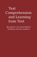 Text Comprehension and Learning 902651283X Book Cover