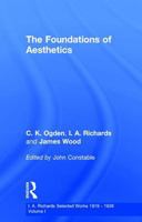 Foundations Aesthetics V 1 0415217326 Book Cover