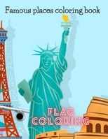 Famous places coloring book: Famous places, flag coloring, Drawing time, B08KH2J2WC Book Cover