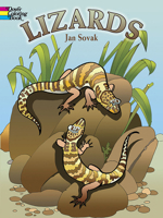 Lizards Coloring Book 0486448207 Book Cover