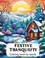 Festive Tranquility: A Christmas Coloring Book for Adults 1957133783 Book Cover