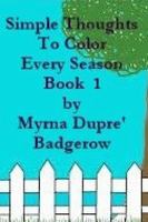 Simple Thoughts to Color Every Season 1329832825 Book Cover