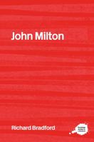 John Milton: A Sourcebook (Complete Critical Guide to English Literature) 0415202442 Book Cover
