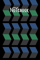 Notebook: Retro Design Funky Notebook/Journal-Retro Journal for All.Mind Bending Cubic Design.Size 6" x 9" .120 Lined Pages 1694797961 Book Cover