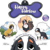 Happy Harlow: The Tail of an Emotional Support Dog 0228862396 Book Cover