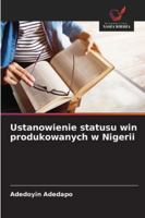 Ustanowienie statusu win produkowanych w Nigerii (Polish Edition) 6208915228 Book Cover