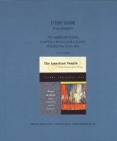 Study Guide Volume 2 to the American People 3e 0321186370 Book Cover