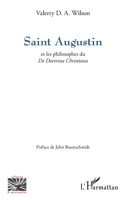 Saint Augustin: Et les philosophes du De Doctrina Christiana (Religions Et Spiritualité) (French Edition) 2140313402 Book Cover