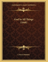 God In All Things 1120624401 Book Cover