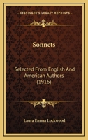 Sonets Slected From English And American Authors... 1164845217 Book Cover