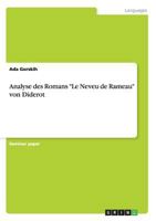 Analyse des Romans Le Neveu de Rameau von Diderot 364056930X Book Cover