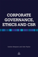 Corporate Governance, Ethics and CSR 0749463856 Book Cover