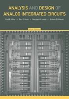 Analysis and Design of Analog Integrated Circuits 0471013676 Book Cover